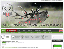 Tablet Screenshot of polovnickakomora.sk